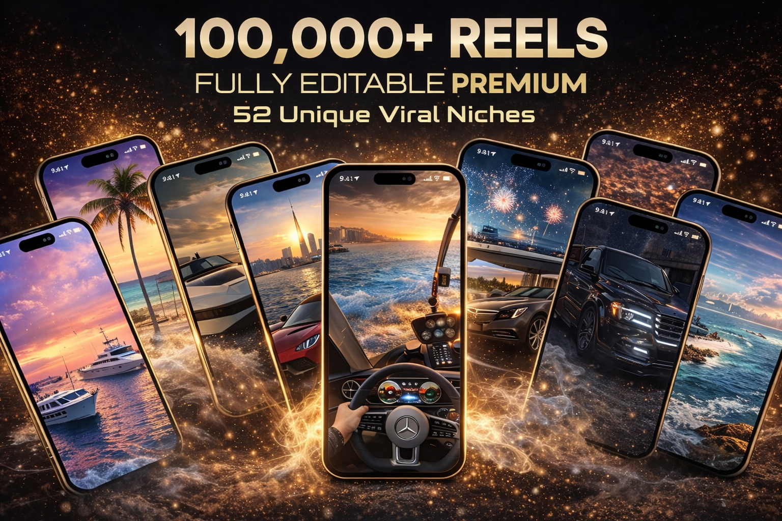 100000 Viral Videos Pack Editable Videos