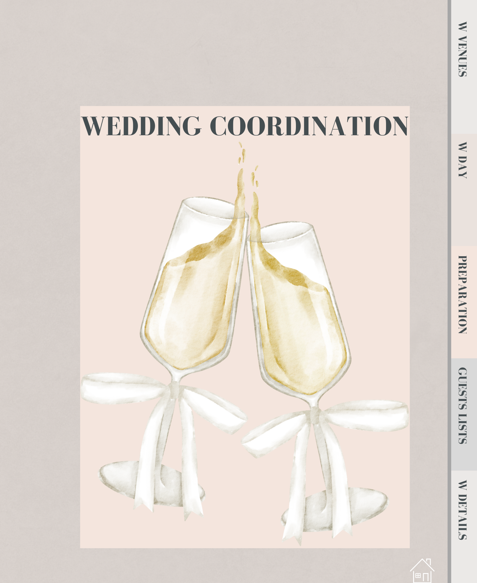 Wedding Coordination Planner, Digital Use On Ipad And Printable