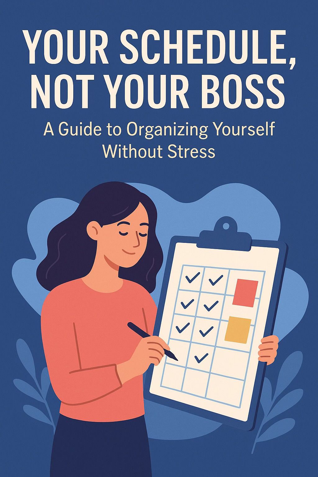 YOUR SCHEDULE, NOT YOUR BOSS: A Guide to Organizing Yourself Without Stress