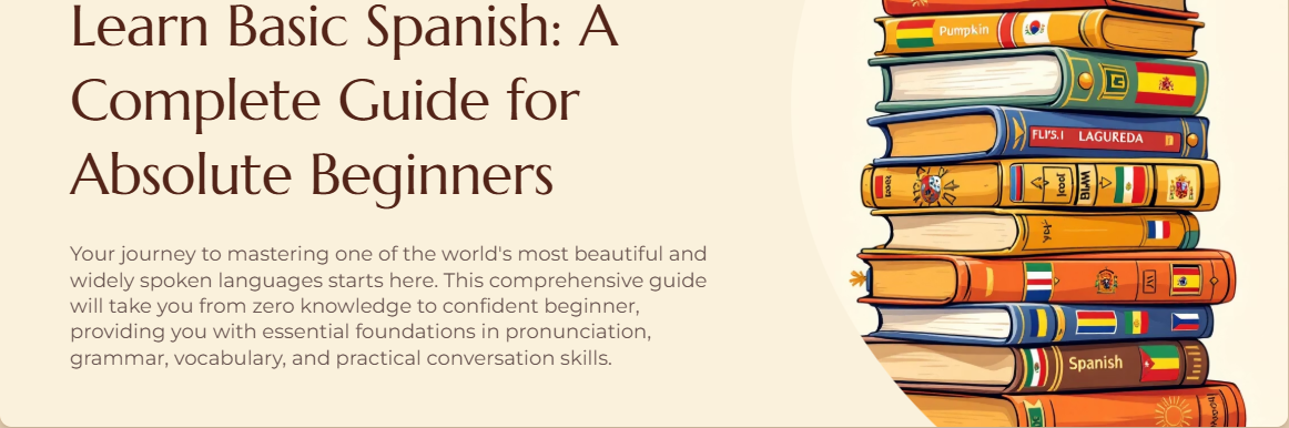 Basic Spanish course in english