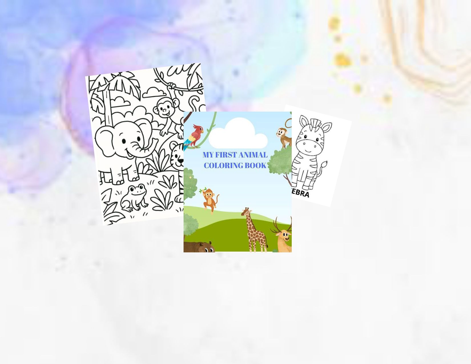 My First Animal Coloring Book – Fun Learning for Kids Ages 3–6