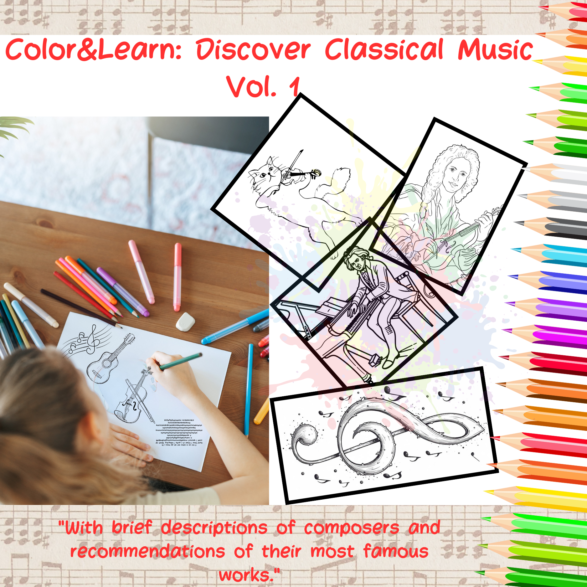 Color&Learn: Discover Classical Music Vol.1