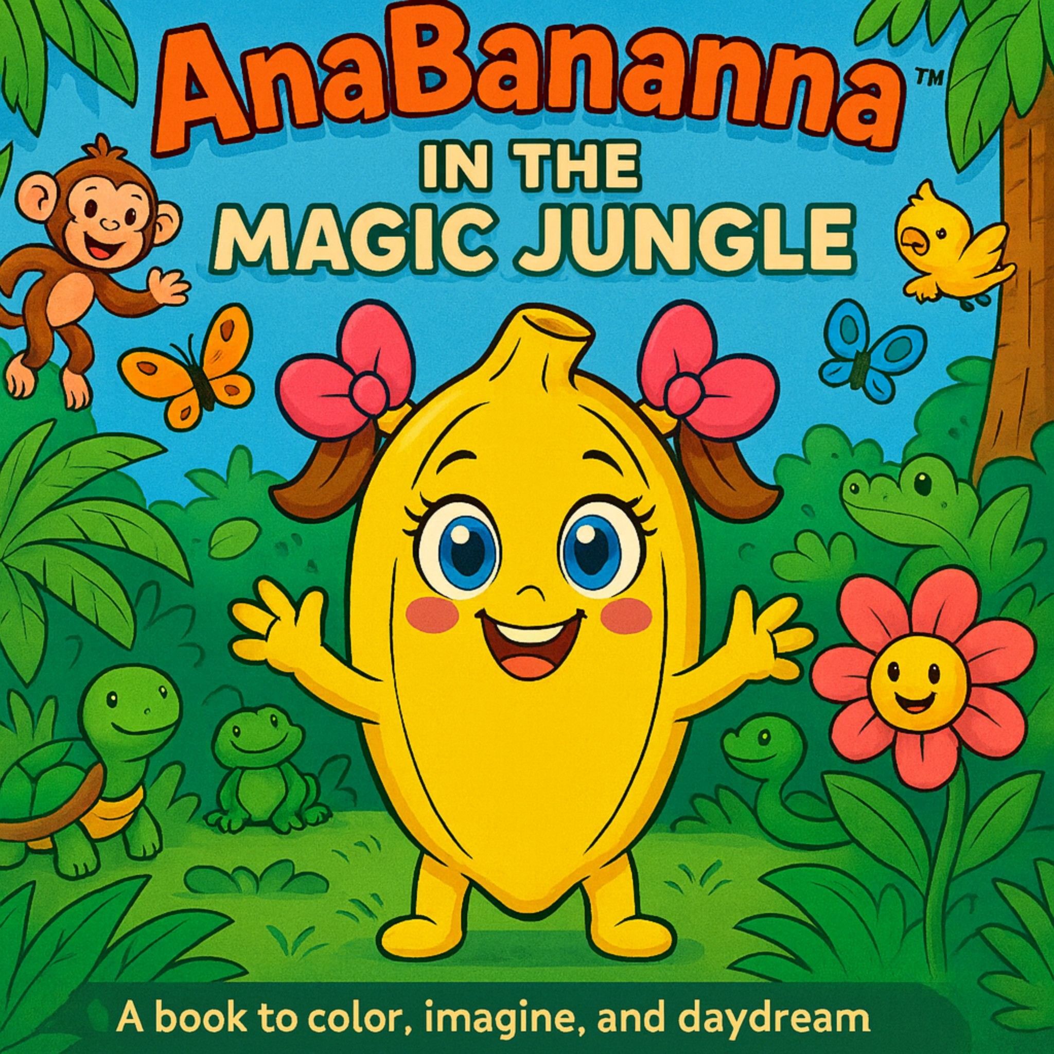 AnaBananna in the Magic Jungle – Coloring & Activity Book