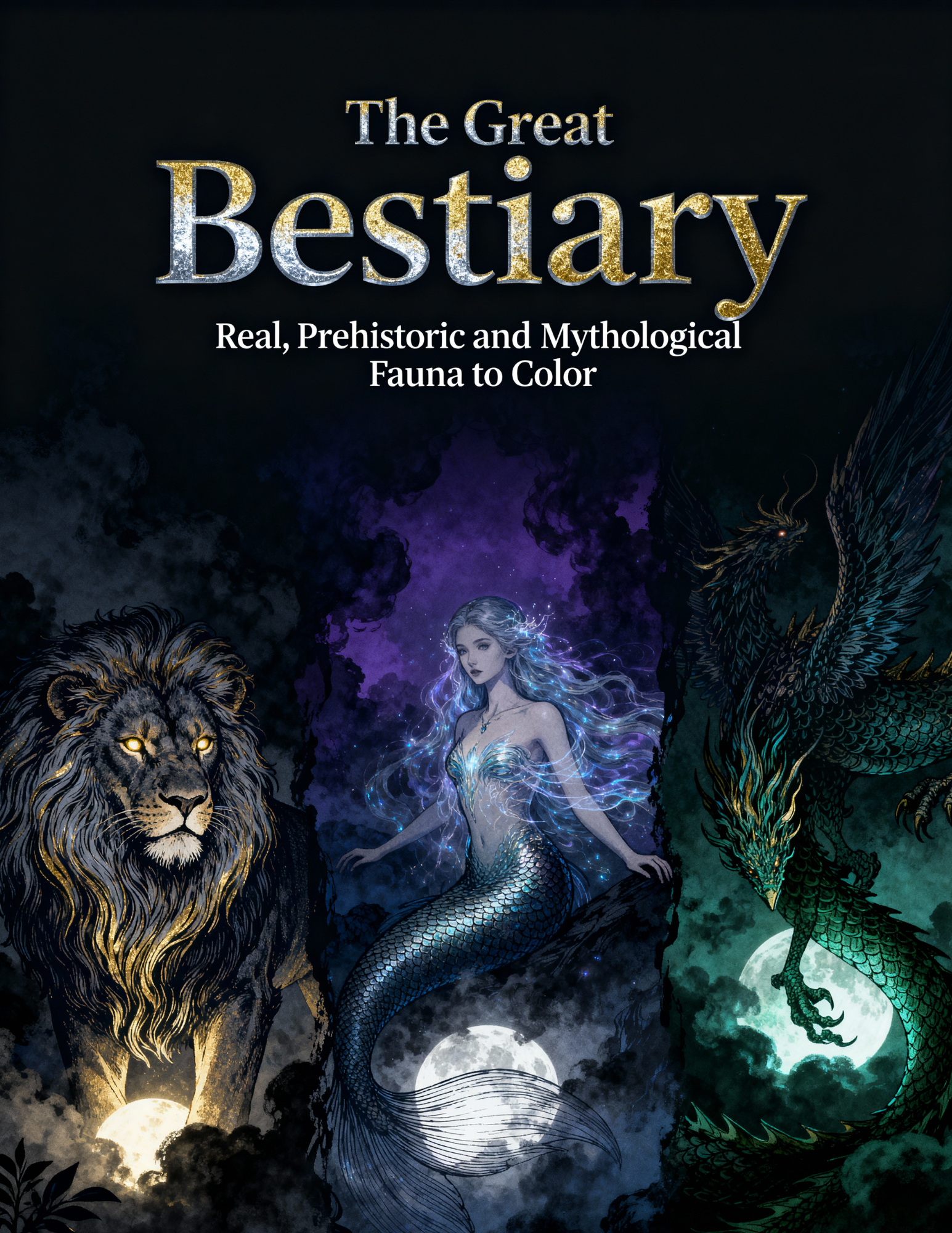 THE GREAT BESTIARY Real, Prehistoric and Mythological Fauna to Color