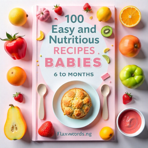 Ebook – 100 Easy and Nutritious Recipes for Babies (6 to 12 Months) + 20 Bonus Juice Recipes