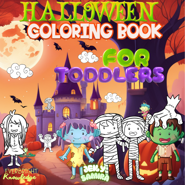 HALLOWEEN COLORING BOOK FOR TODDLERS