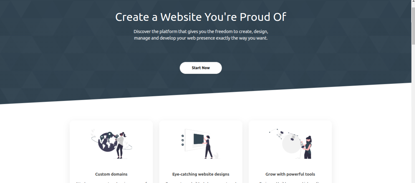 Website builder SAAS