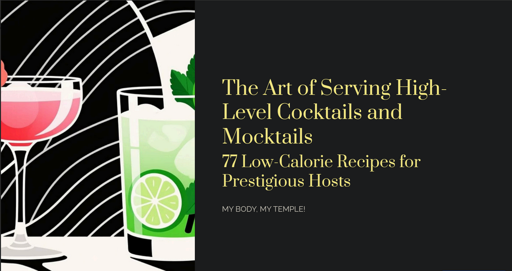 A Arte de Servir Cocktails e Mocktails de Alto Nível