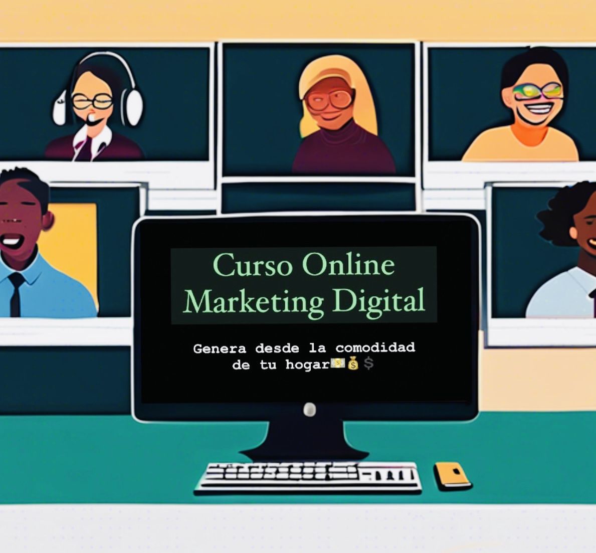 CURSO ONLINE Marketing Digital (generate from home)