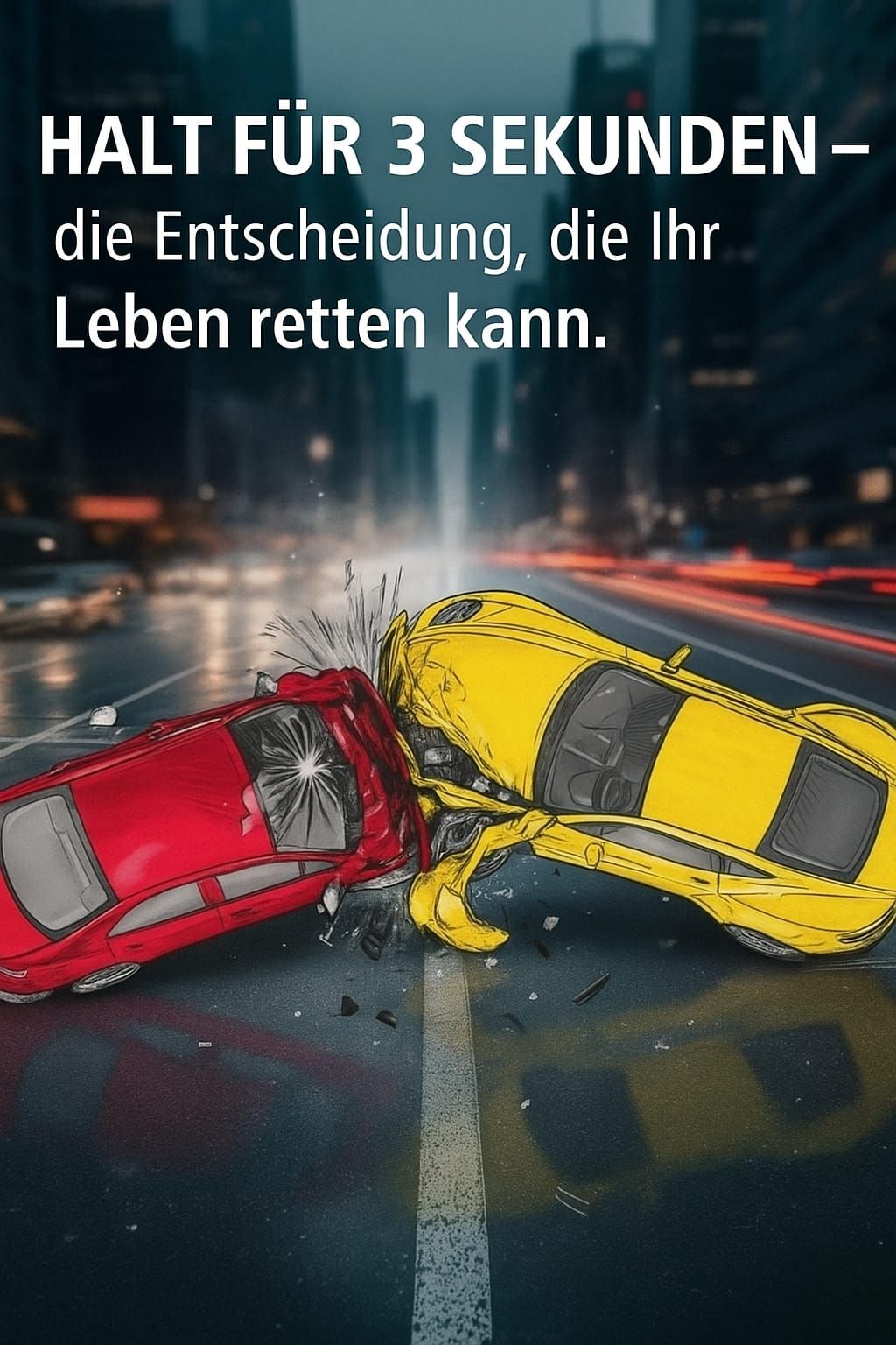 HALT FÜR 3 SEKUNDEN – die Entscheidung, die Ihr Leben retten kann