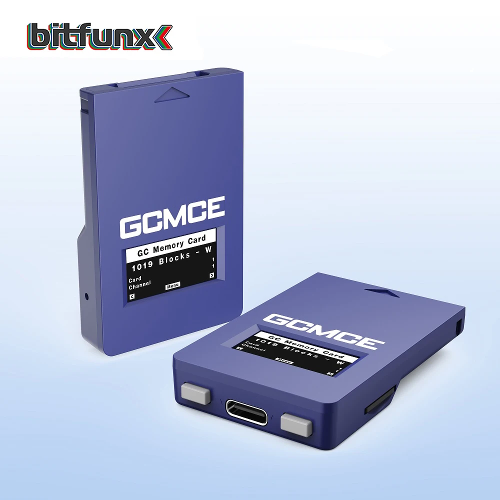 Bitfunx GCMCE FlipperMCE Memory card Reader Adapter for Store Saves for NGC GameCube Wii (RVL-001) Game Console