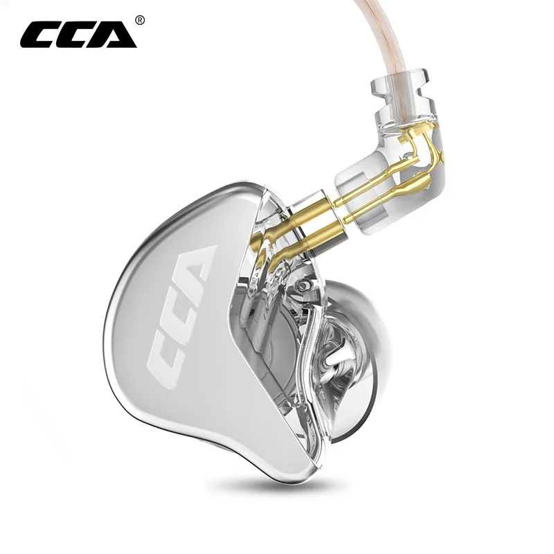 CCA CRA Hanging In Ear Wired HiFi Headset Monitor Headphones Noice Cancelling Sport Gamer Earbuds Earphones KZ ZEX Pro NRA CA4