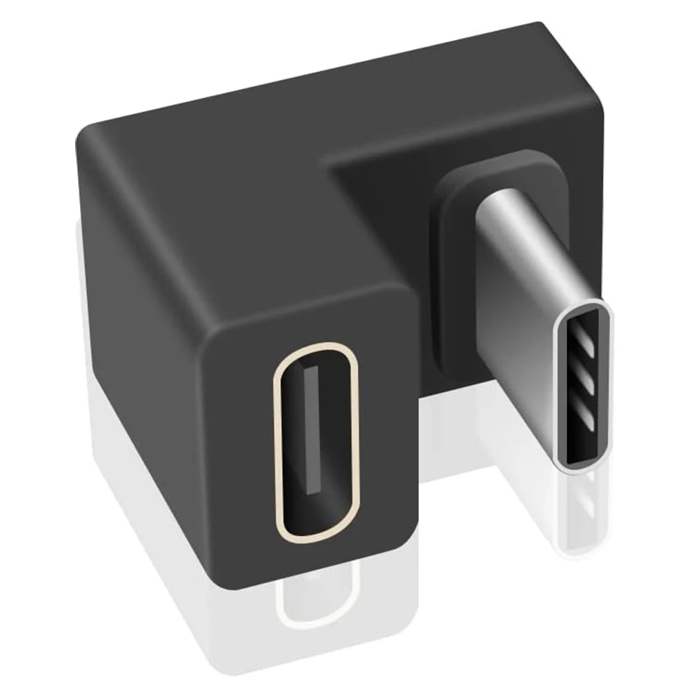 1x U Shape 180 Degree Angled USB 3.1 Type C Gen 2 Male to C Female Extension Adapter 10Gbps Connector for Laptop Nintendo Switch