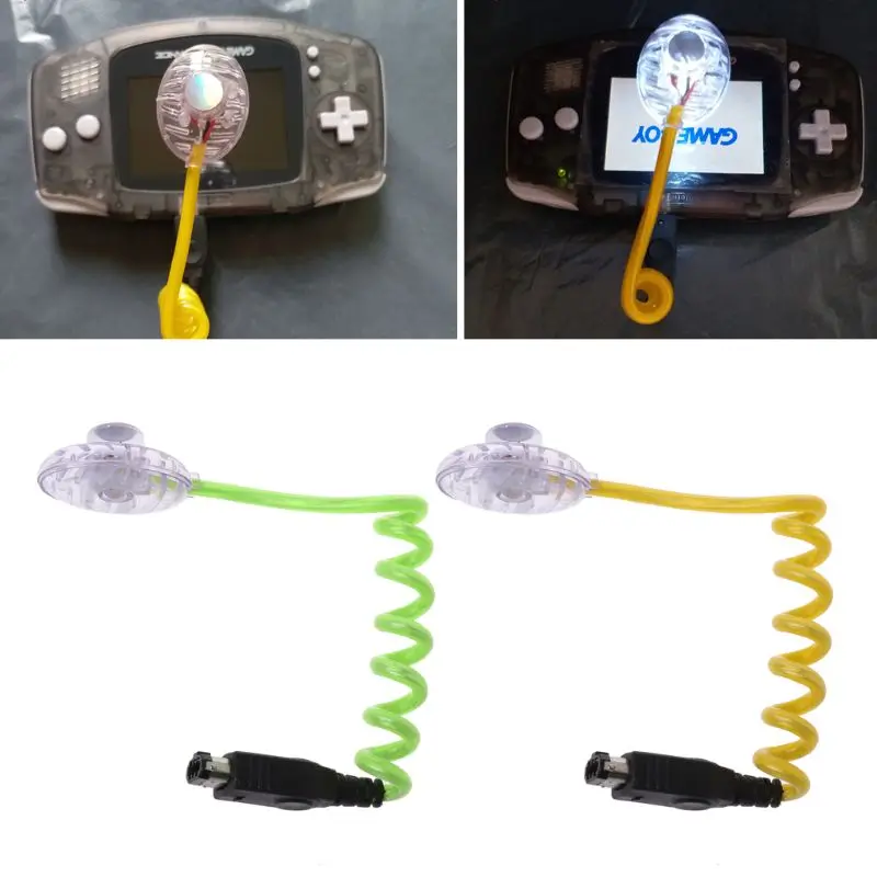 High Quality New Flexible Worm Light Illumination LED Lamps for Nintend Gameboy GBA GBC GBP Console
