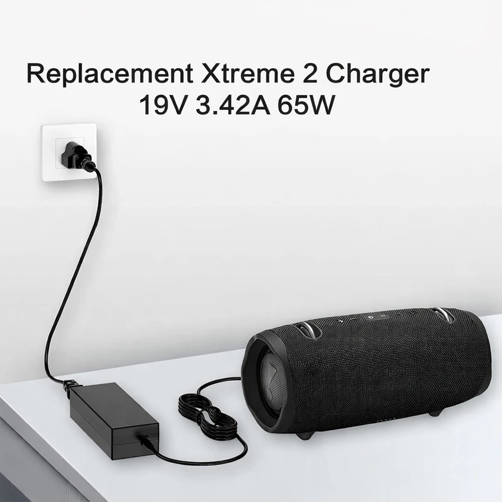 Charger for Xtreme 2 Charger, 19V Power Cord Compatible with Xtreme 2, Xtreme 1, Boombox 2, Boombox 1, Xtreme Special Edition