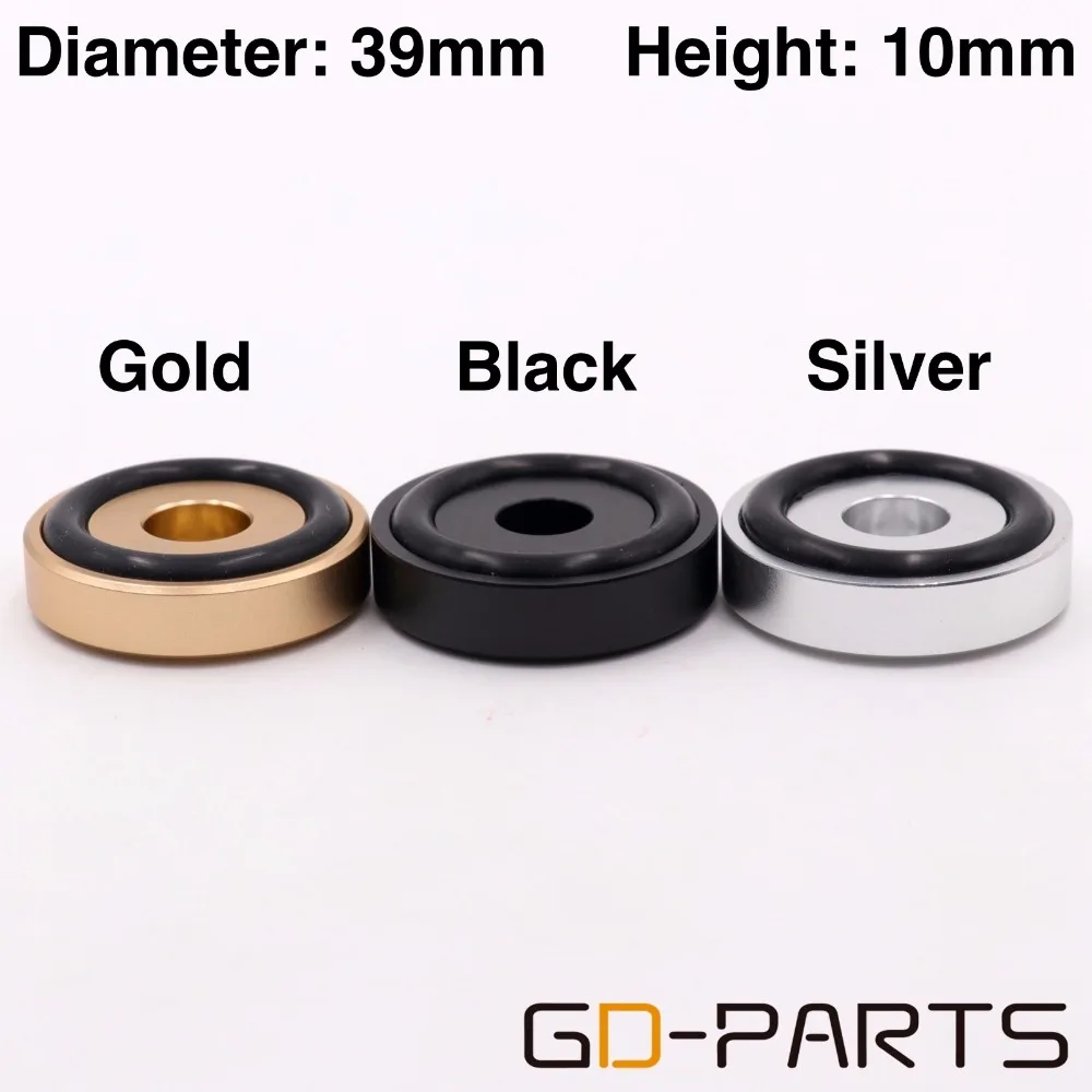 39x10mm CNC Machined Solid Aluminum DAC Turntable Radio CD AMP Speaker Cabinet Isolation Feet Pad Stand Cones Damper Hifi DIY