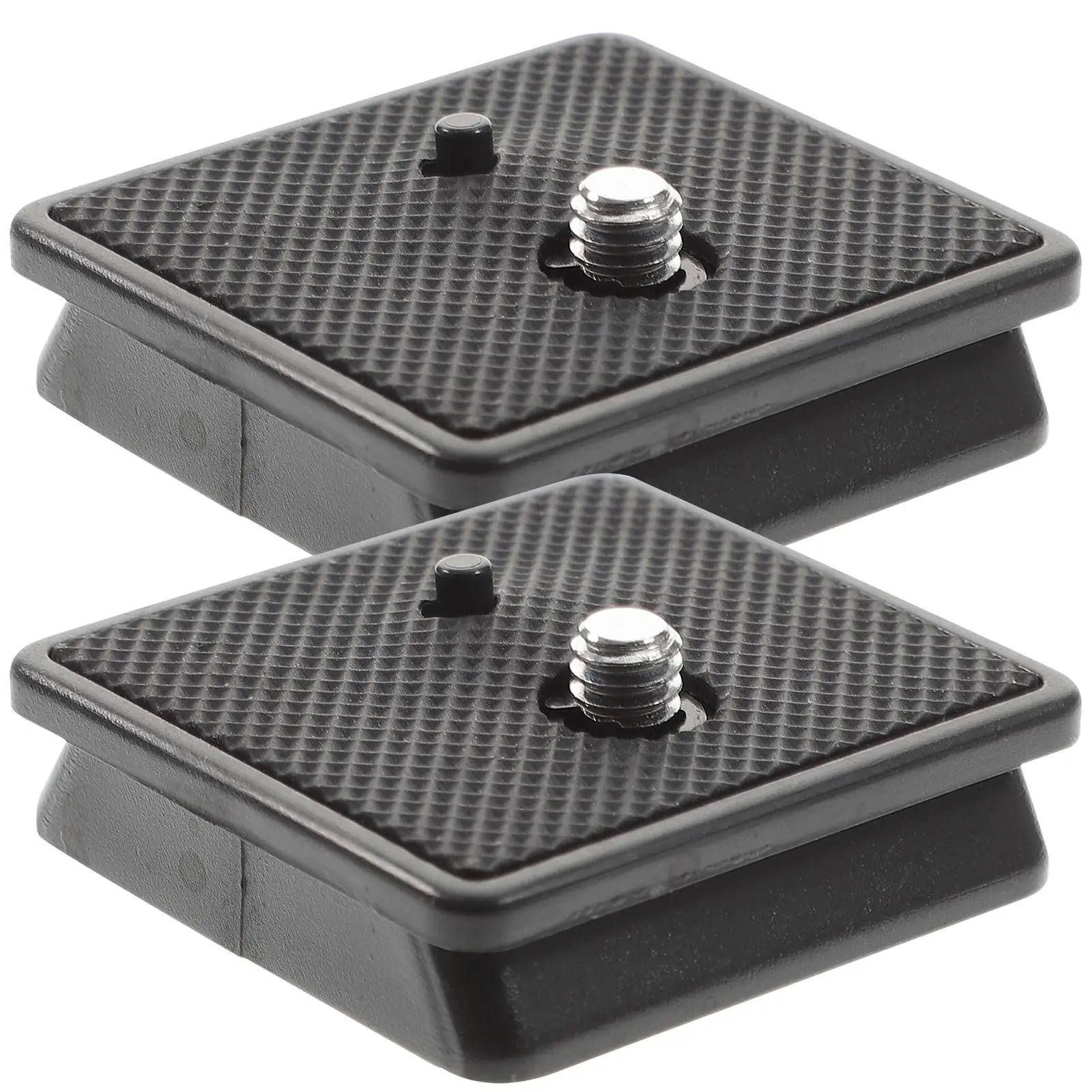 2Pcs Premium ABS Metal Camera Quick Release Plate Tripod Mount Adapter Standard 1 4 Inch Screw Compatible With Most Cameras