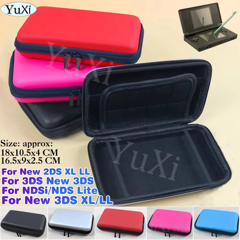 1Pc Portable Storage Bag Carry Case for Nintend New 2DS 3DS XL LL Handheld Game Console Hard Cover Protective Box For NDSI NDSL