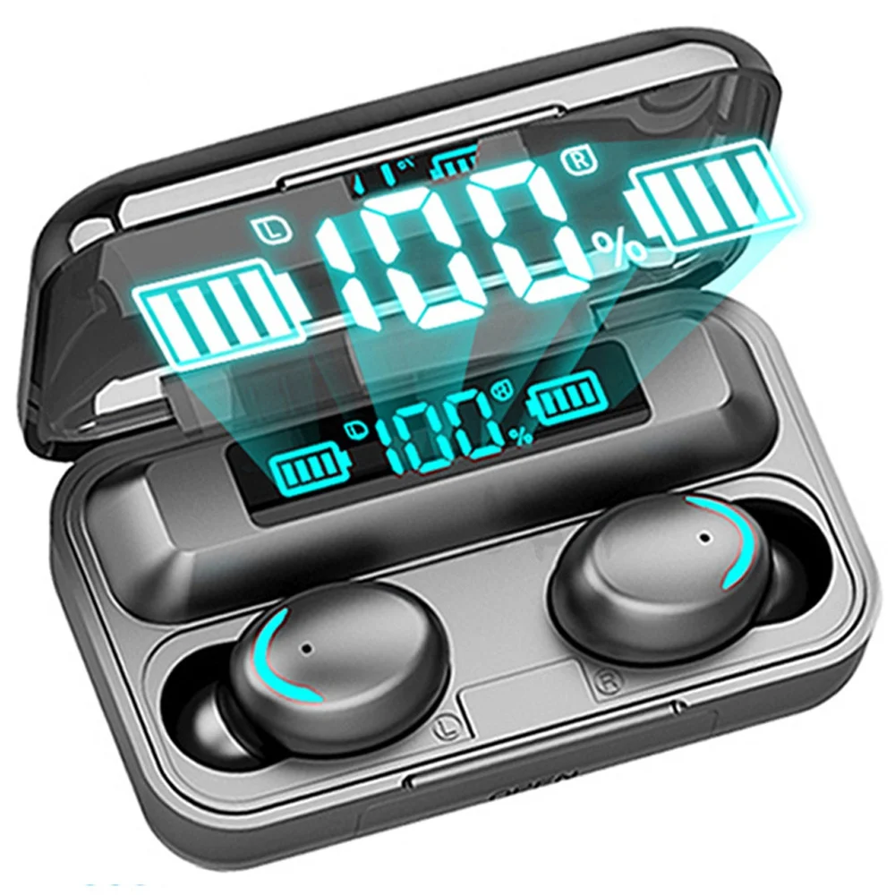 New Wireless Earphones Headphones With LED Display Touch In-Ear TWS Wireless Earbuds Sports Music Game Headset For IOS/Android