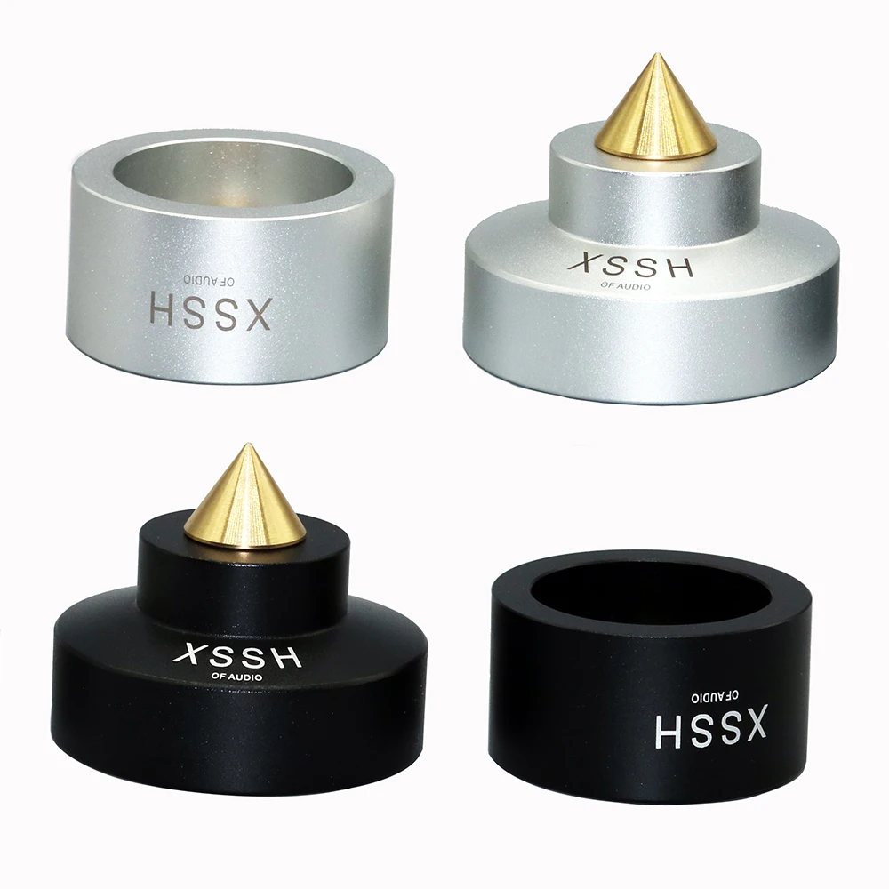 2023 New Shock Absorber Spikes XSSH Audio Audiophile Damping Pad HIFI Speaker CD Player Amplifier ALUMINIUM ISOLATION FEET Spike