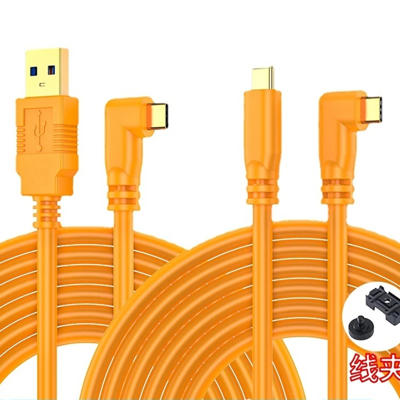 USB C Type-c to Type-c Camera Cable 3m 5m 8m for Cannon EOS R RP SONY A7m3 R3 A7R4 Tethered Shooting line Camera to Computer