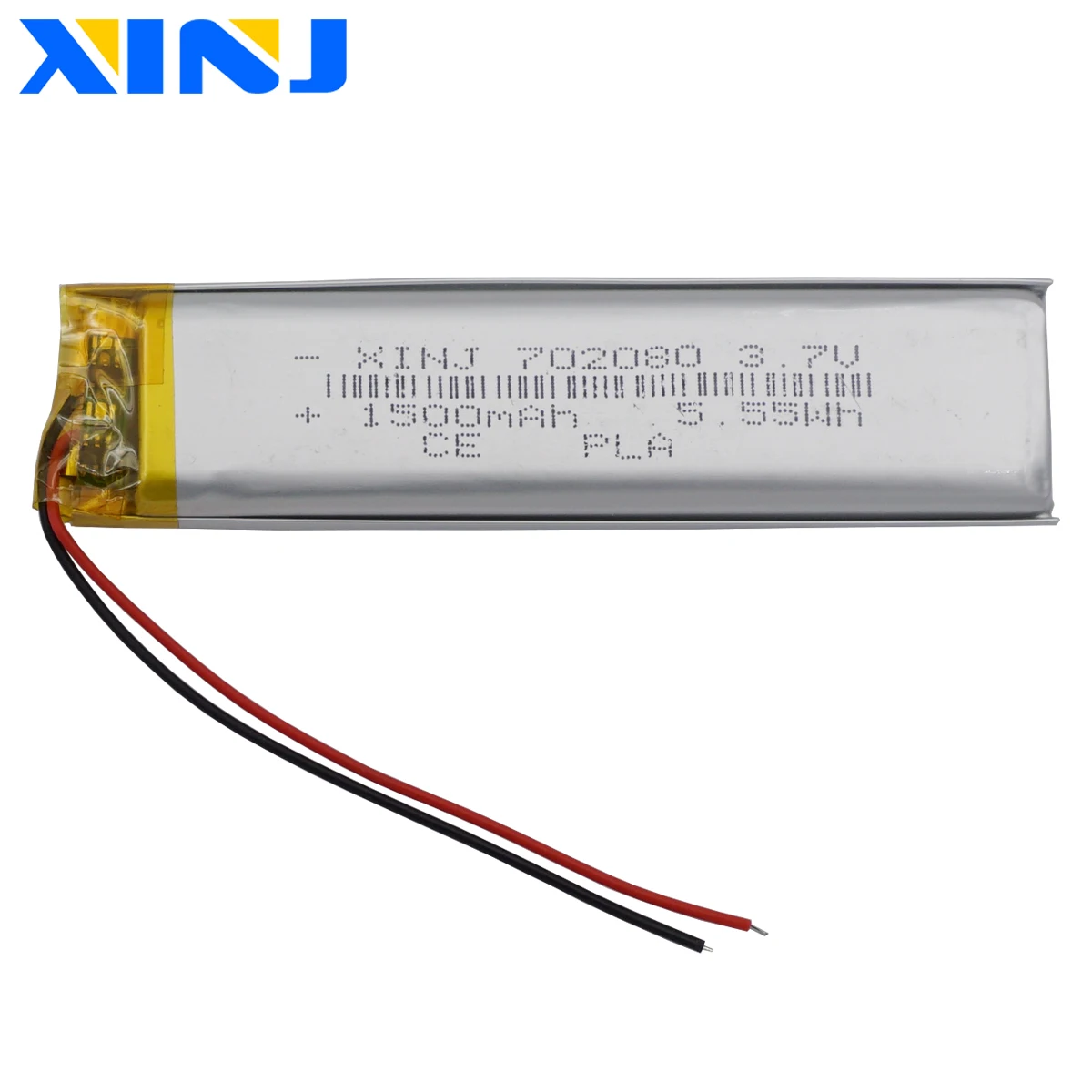 3.7V 1500 mAh 5.55Wh 702080 Rechargeable Polymer Li Lithium Lipo Battery For GPS E-Book Camera MP4 Driving Recorder Tablet PC