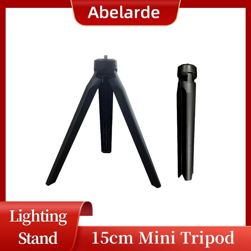 Universal Mini Tripod Tripode Par Photography Camera Stand Adjustable Height 15cm for Ring Light Desktop Ring Lamp