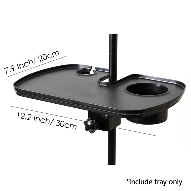 M2EC Adjustable Microphone Stand Multi Functional For Small Items Bracket Shelf Portable Holder Sound Card Tray