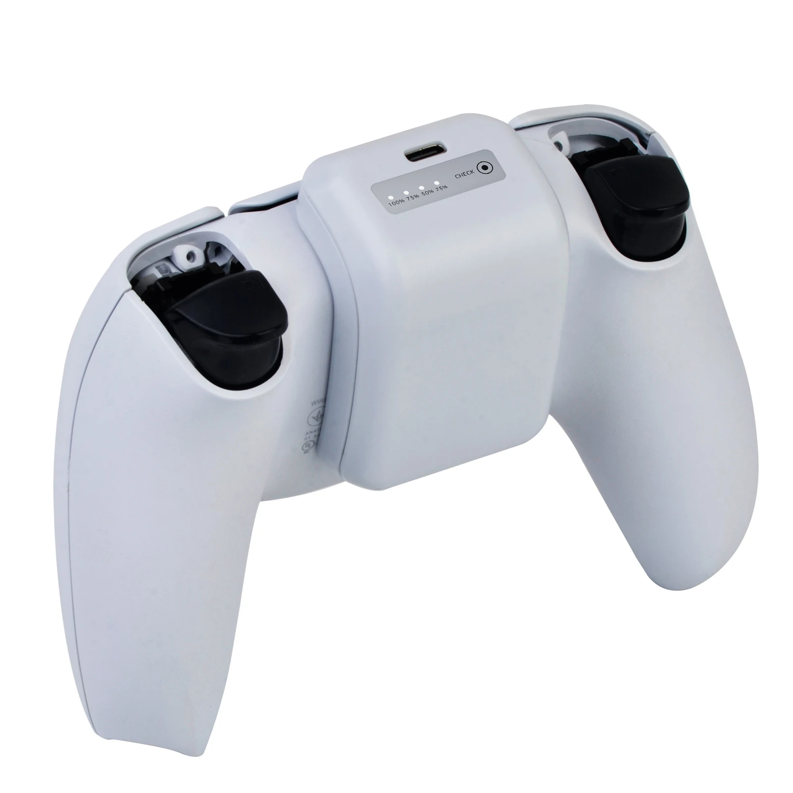 JINVAL 3600mAh ps5 Controller Batteries LED Display Gamepad External Battery Pack for Sony PS5 DualSense PS5 Elite CFI-ZCT1W