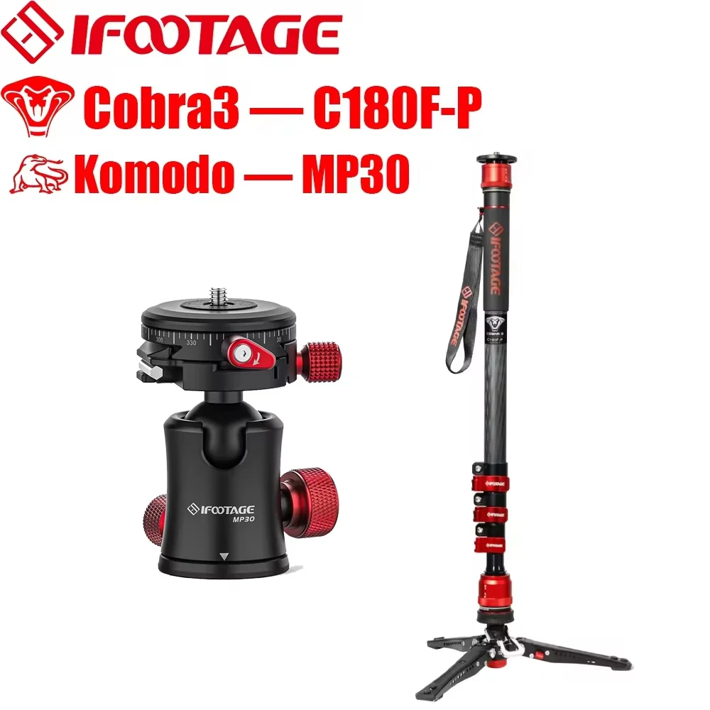 IFOOTAGE Cobra 3 C180F Or MP3O Panoramic spherical head , 71