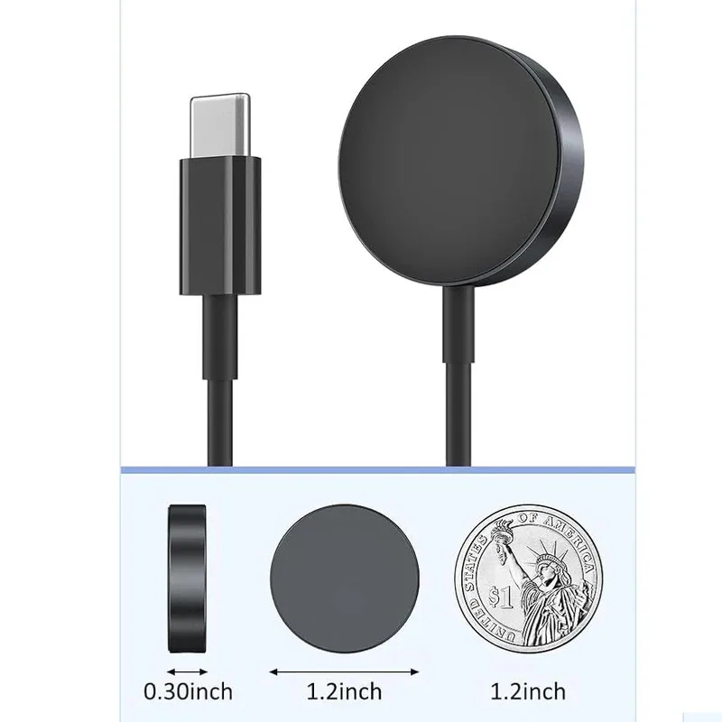 Upgrade Type-c Charger for Samsung Galaxy Watch Ultra/ 7/ Galaxy Watch E/ 6/6 Classic/ 5 Pro USB C Aluminum Alloy Charging Cable