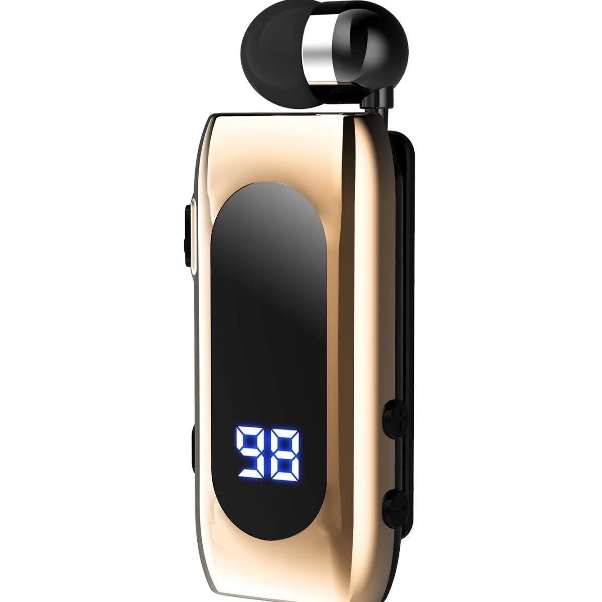 K55 PK F920 R11 Collar style Business Bluetooth Earphones 20H Battery LED Digital Display Noise Cancel Wireless Earphones