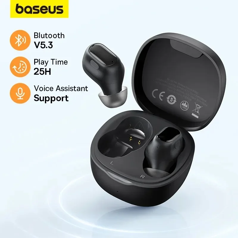Baseus WM01 Earbuds Wireless Bluetooth 5.0 TWS Headphones Sports Earphones Noise Cancelling Touch Control Fone Headset Gamer Pro