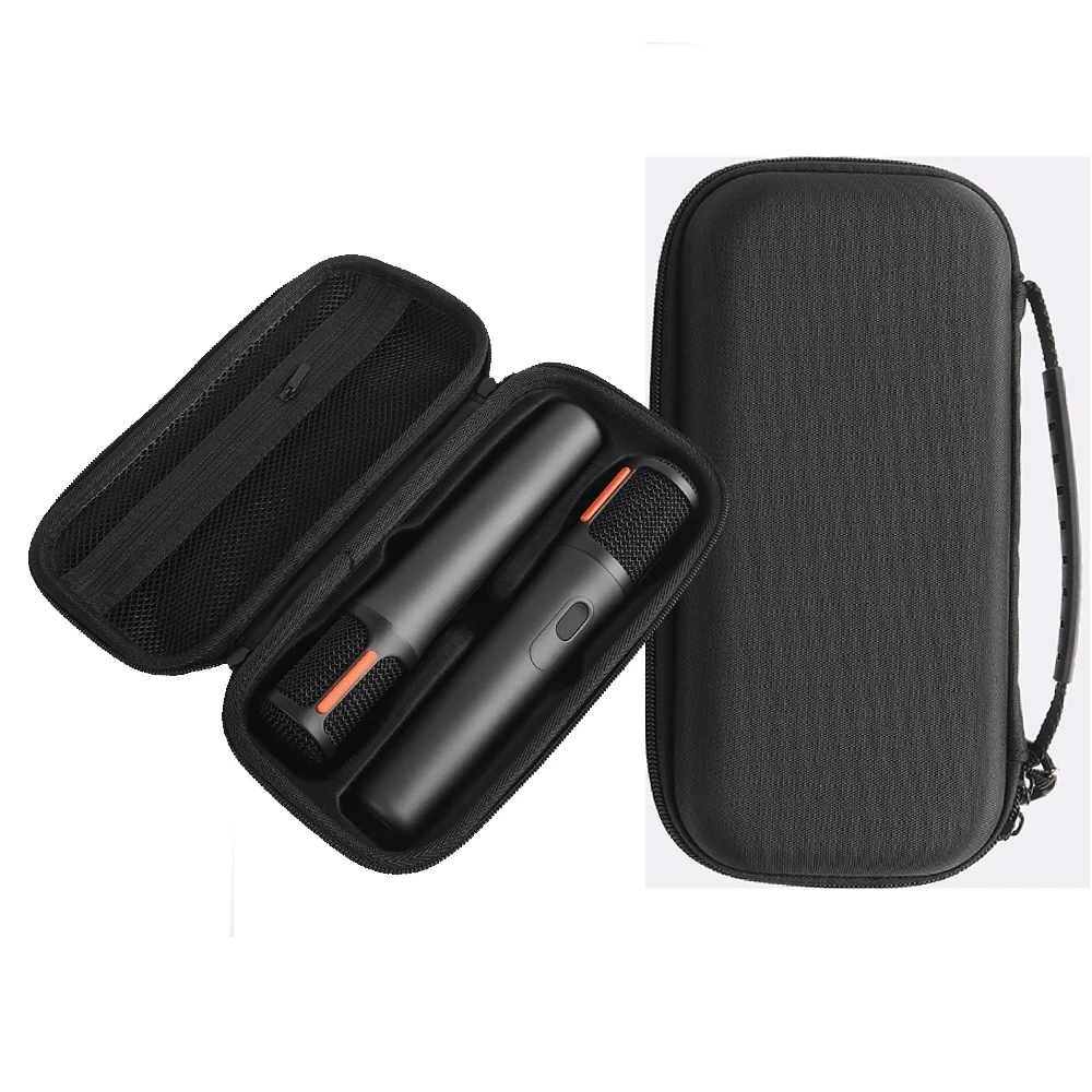 PartyBox Wireless Microphone Carrying Case for JBL PartyBox Wireless Two Mic Portable Microphones Travel Bag Storage Box