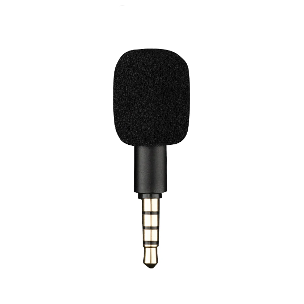 Mini Portable Microphone Jack 3.5mm Aux 4 Pole/ 3 Pole Karaoke Mic For Recorder Mobile Phone Smart Phone Computer Laptop
