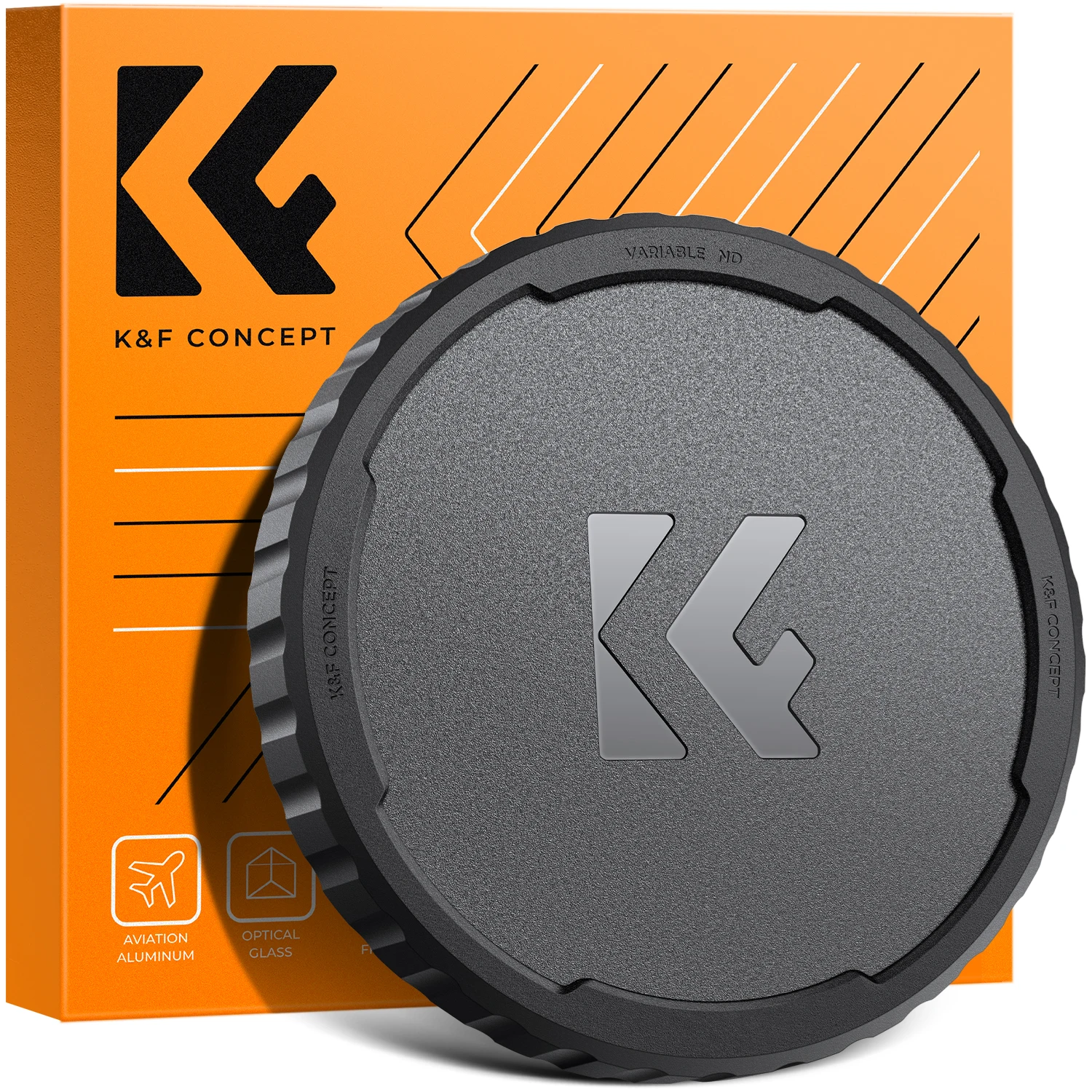 K&F Concept Camera ND Lens Filter Cap TPU Material Filter Cap Only for K&F 67mm 72mm 77mm 82mm Adjustable Neutral Density Filter