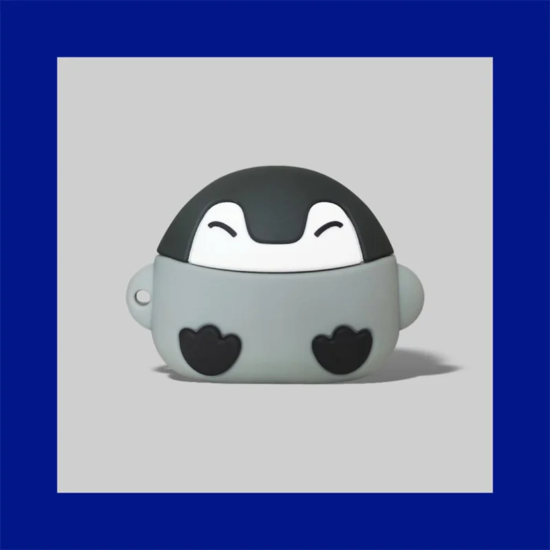 3D Penguin For Apple Airpods 4 Cute Case Airpods 1 2 3 Pro Earphone Case Wireless Charging Headset Cover