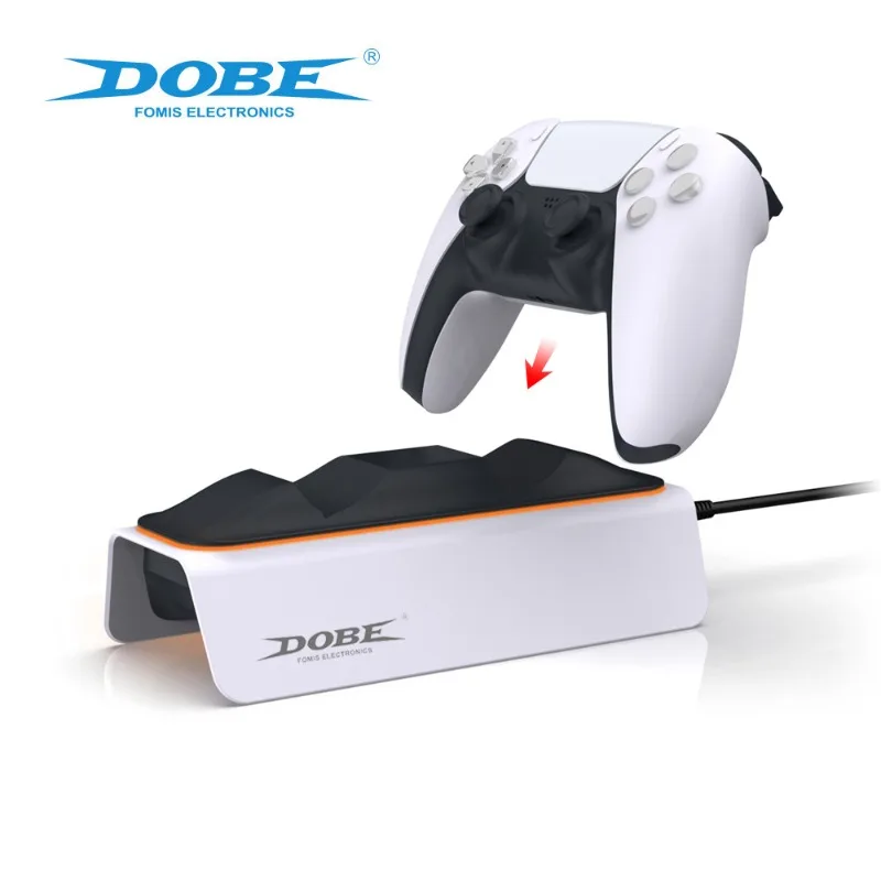 TP5-0521B Type C DualSense Charging Station for PS5 Controller Dual Charging Dock Gamepad Fast Charger Dock for PS5 Joystick