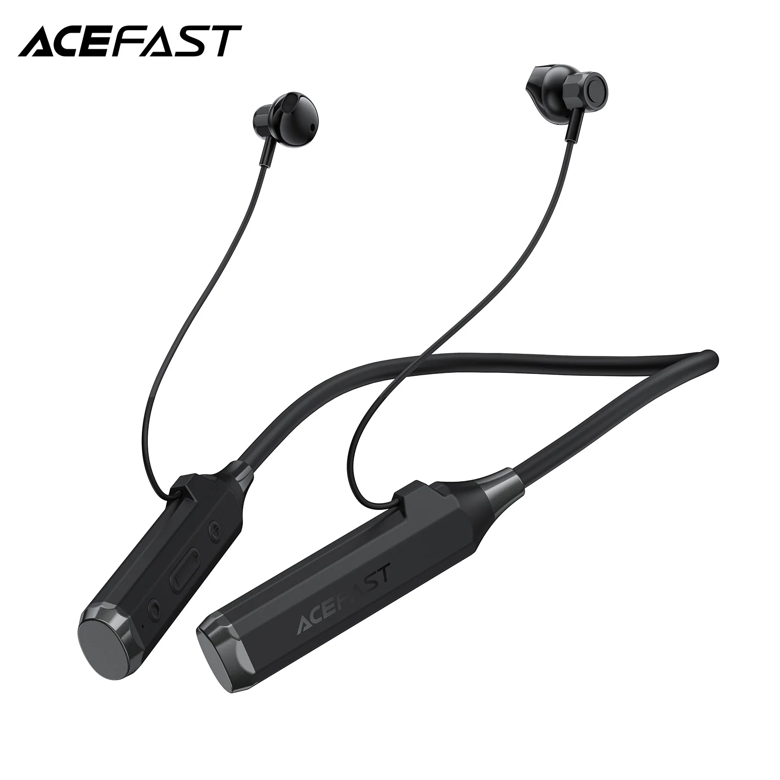 ACEFAST Bluetooth 5.4 Wireless Neckband Earphones 120H Music Time in-Ear Magnetic Sport Earbuds Game Low Latency Longtime Stand