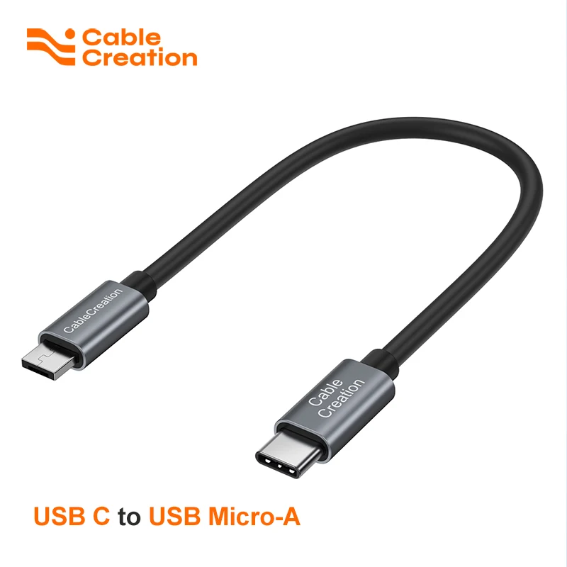 CableCreation 0.2M Short USB C to Micro USB Cable DJI Controller OTG for Mavic Spark Mini 3 Pro Android Phones