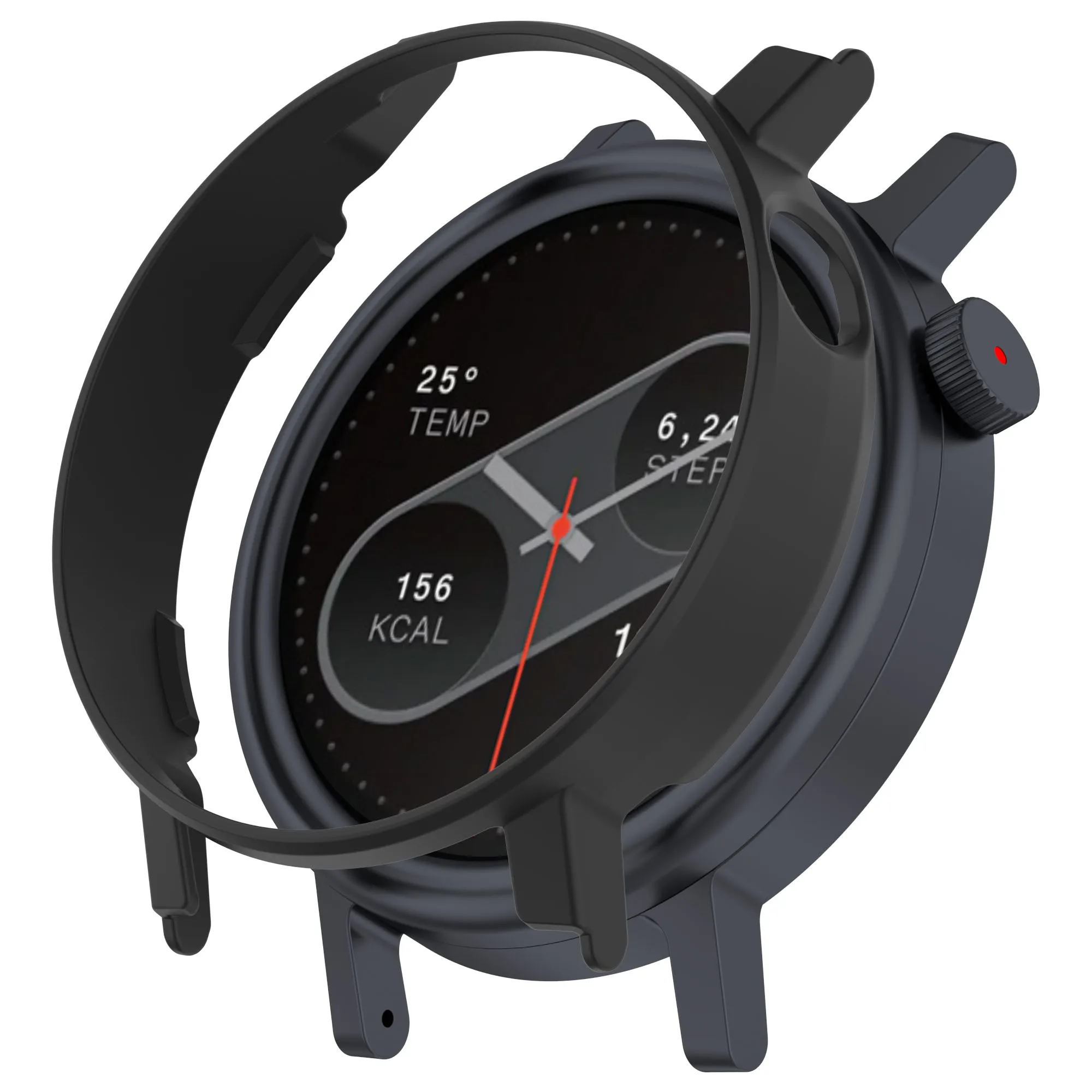 PC Hollow Case For CMF Watch 3 Pro Frame Bumper Shell Anti-Scratch Smart Watch Screen Protector For CMF Watch 3 Pro Accessories