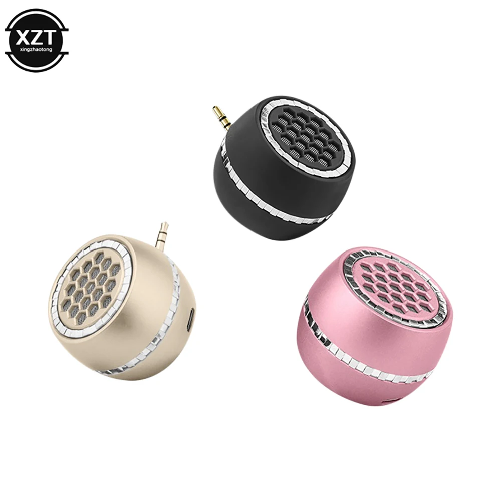 Portable Wireless Speaker Phone External Speaker Universal 3.5mm Jack Mini Sound Box For Smartphone Tablet Laptop MP3 MP4