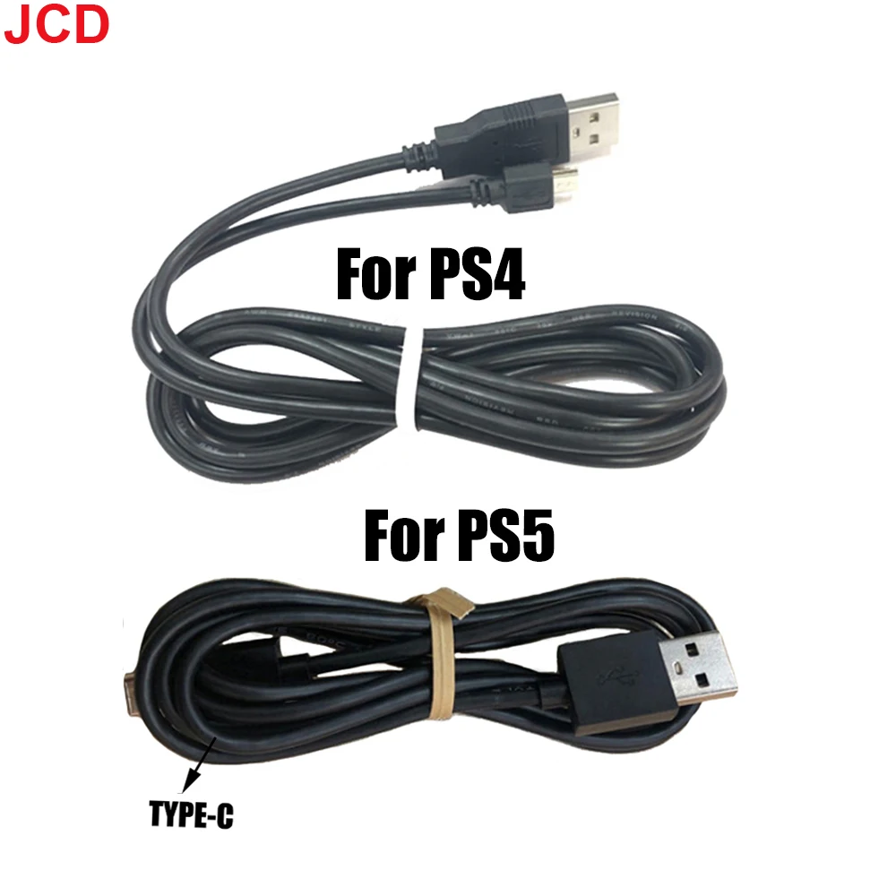 JCD 1pcs Original For PS4 PS5 Data Cable Handle Charging Cable For PS5 Data Cable USB New TYPE-C Charging Cable 1.5M