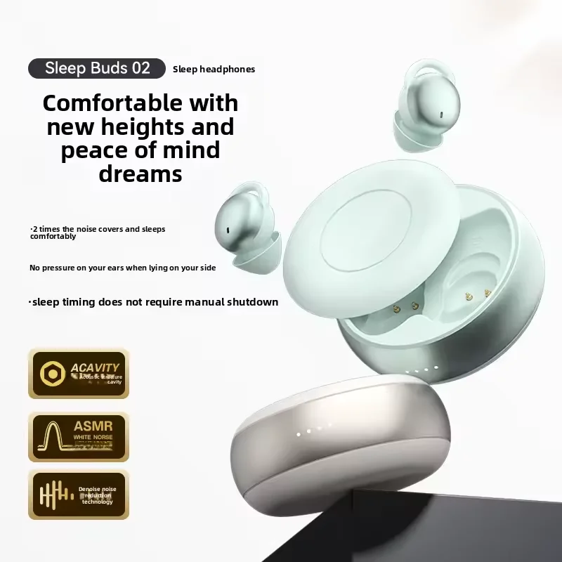 Wireless Bluetooth sleep earphones with long battery life and comfortable wearing, noise cancelling earphones