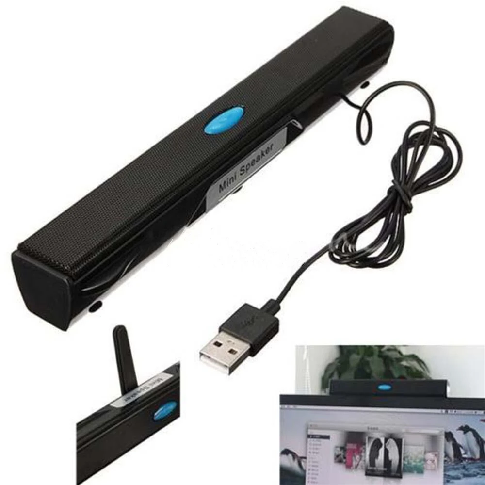 Wired Mini Portable Usb Speaker Music Player Versterker Luidspreker Stereo Sound Box Voor Computer Desktop Pc Notebook Laptop