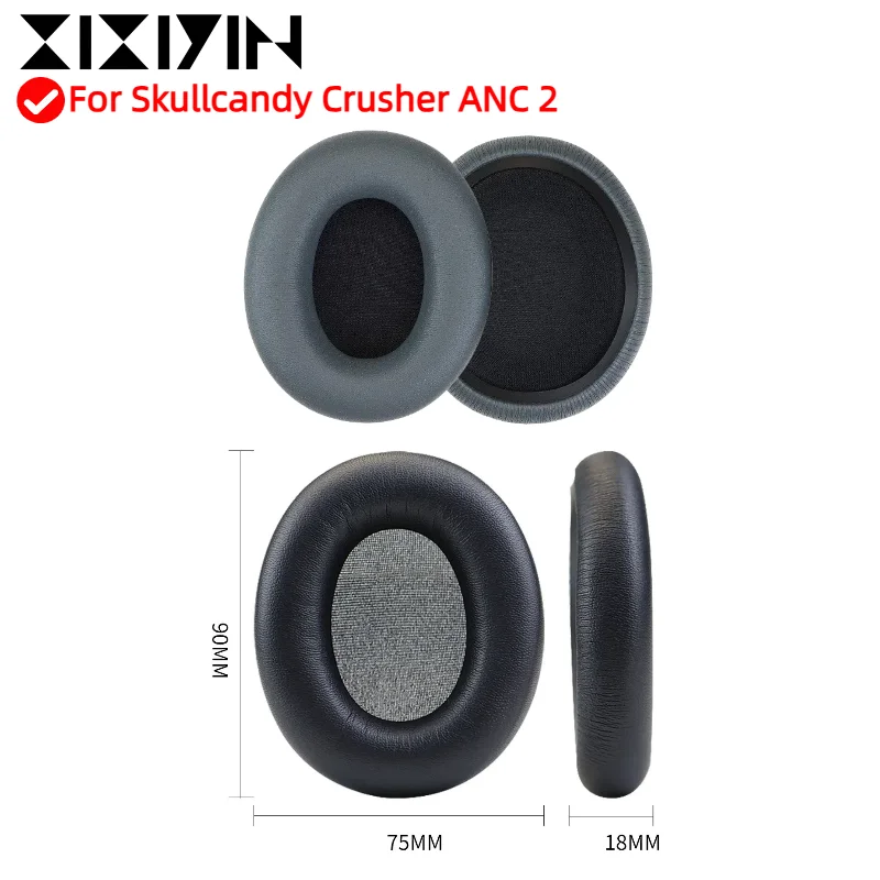 XIXIYIN For Skullcandy Crusher ANC 2 Ear Pads Headphone Earpads/Headset Gamer Earpads Ear Pad Cushion Earmuff Cover