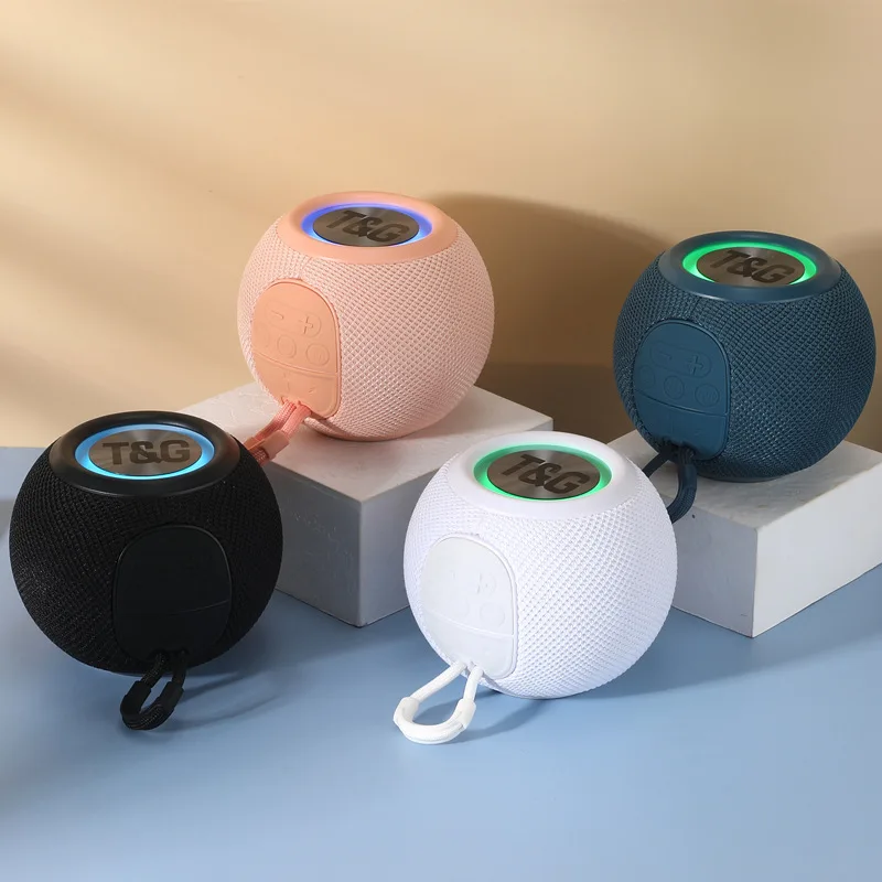 Office Bluetooth speaker Wireless fabric Card subwoofer Portable mini Bluetooth speaker Holiday gift Outdoor music player
