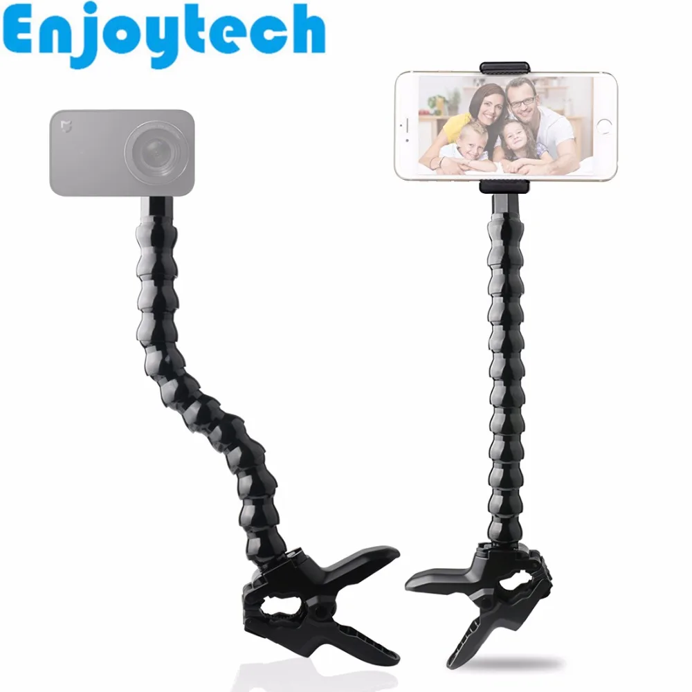 Flexible Arm Octopus Gooseneck Tube Monopod Mount Stand for Gopro Hero SJcam DJI OSMO Camera Mobile Phone Selfie Stick Holder