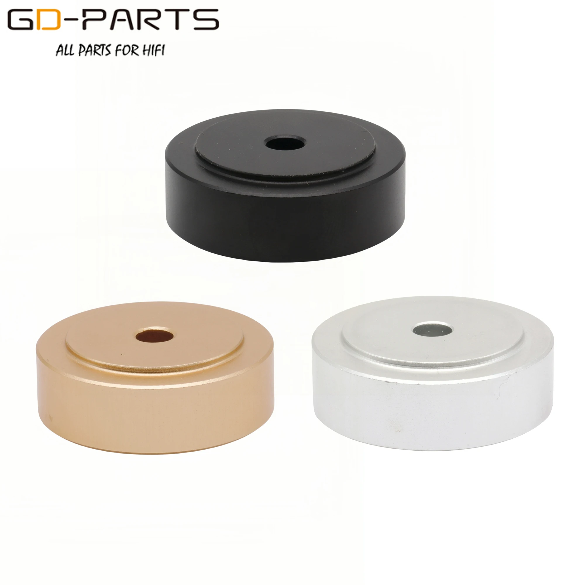 29x10mm CNC Machined Solid Aluminum Amplifier Feet Speaker Cabinet Isolation Stand Base DAC Turntable CD Player Mat Pad