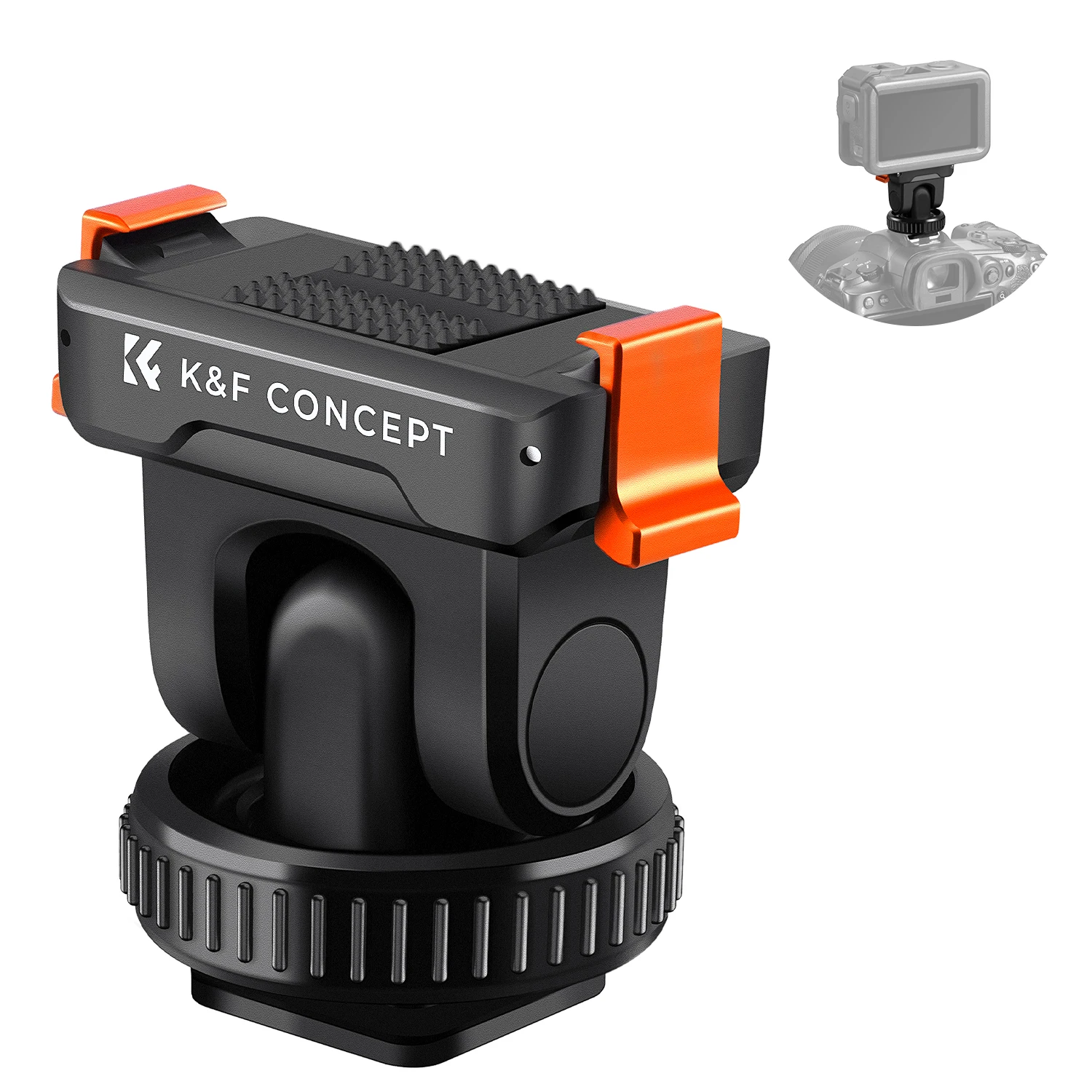 K&F CONCEPT Magnetic Cold Shoe Quick Mount for DJI Osmo Action 3/4/5 Pro Cameras & DSLR with 1/4